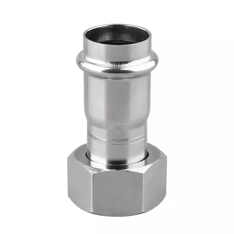 ข้อต่อเกลียวในแบบสวมอัดสองชั้น