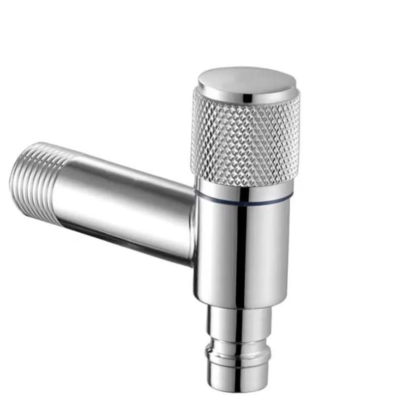 วาล์วมุมหยุดน้ำแบบด้ามจับ Knurled แบบขยาย