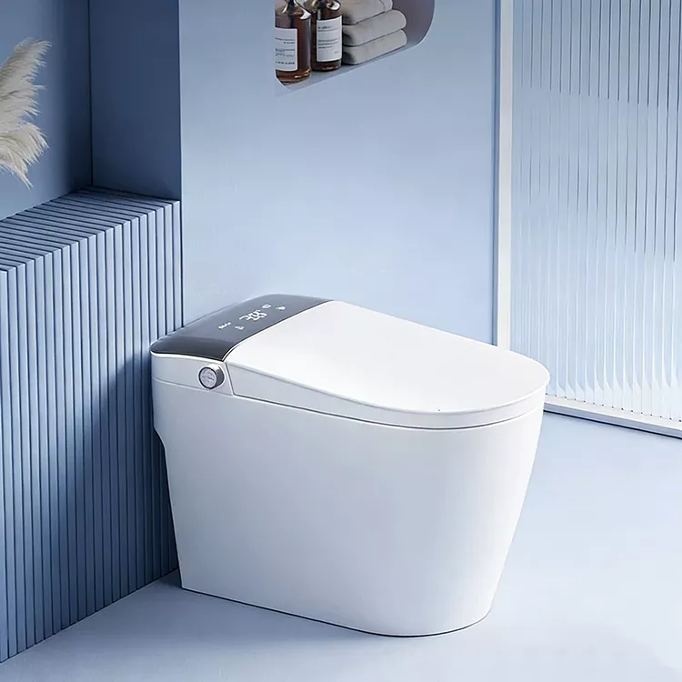 หน้าจอดิจิตอลขนาดใหญ่ ลูกบิด Smart Toilet