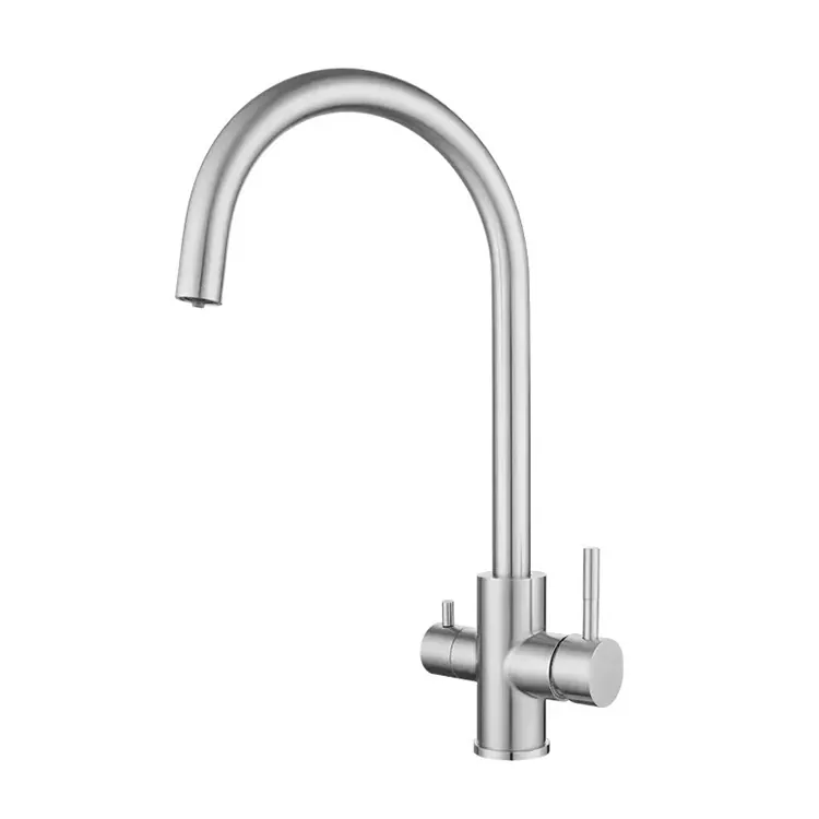Swan Neck 3-in-1 Kitchen ก๊อกน้ำร้อนและเย็น